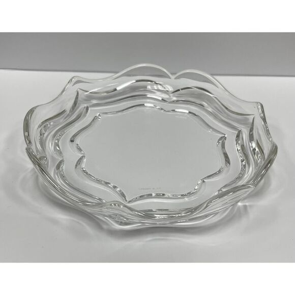 Tiffany & Co. Glass Low Serving Dish.0 - Picture 5 of 5